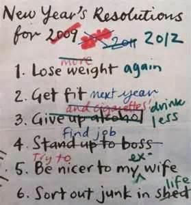 new years resolution